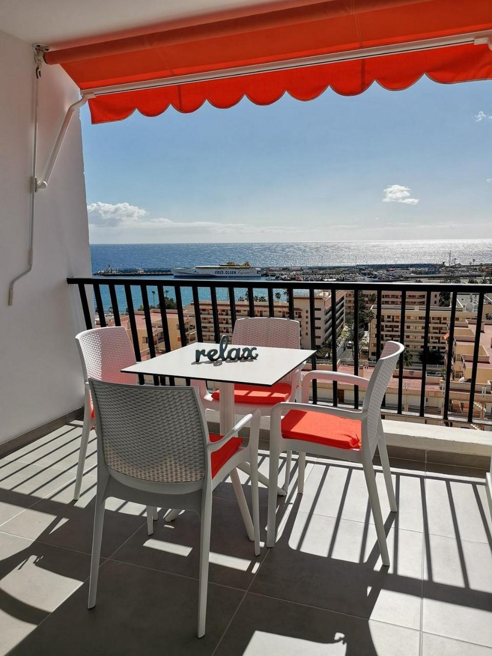 Los Cristianos Achacay Appartement Standing Vue Panoramique Bagian luar foto